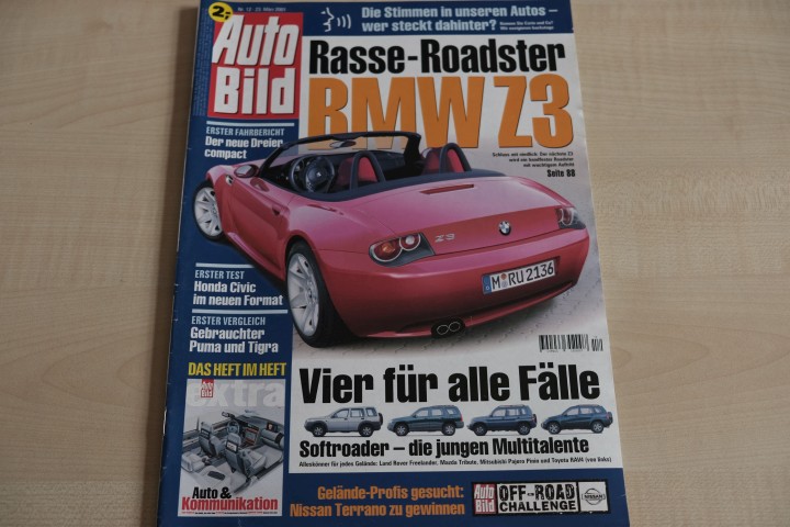 Deckblatt Auto Bild (12/2001)
